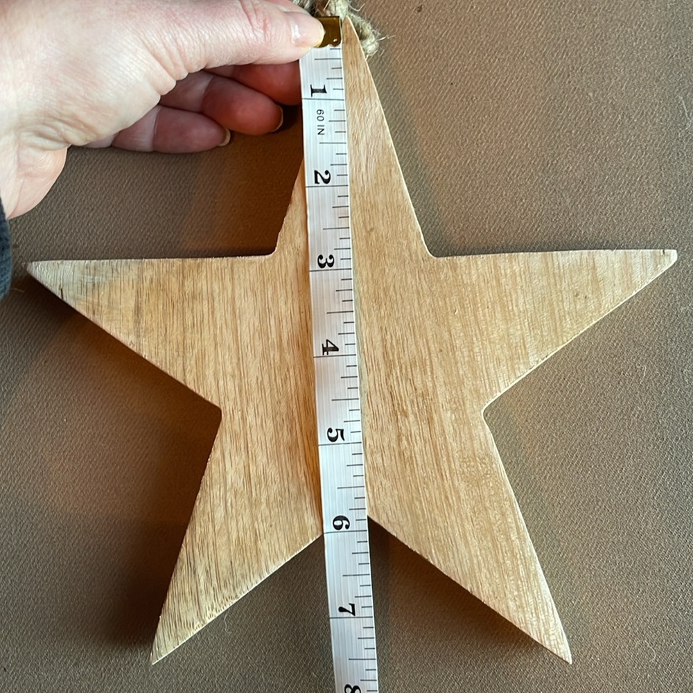 Wooden Star Ornament - Picture 5 of 7